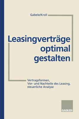 Book cover for Leasingverträge optimal gestalten