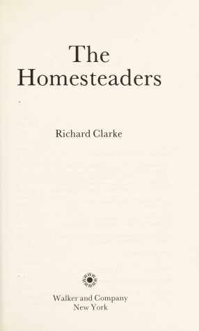 Book cover for The Homesteaders