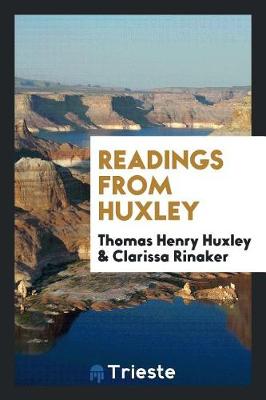 Book cover for Readings from Huxley
