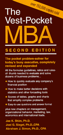 Book cover for The Vest-Pocket MBA