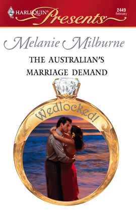 Book cover for The Australian's Marriage Demand