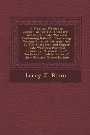 Cover of A Practical Workshop Companion for Tin, Sheet Iron, and Copper Plate Workers