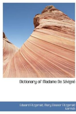 Cover of Dictionary of Madame de S Vign