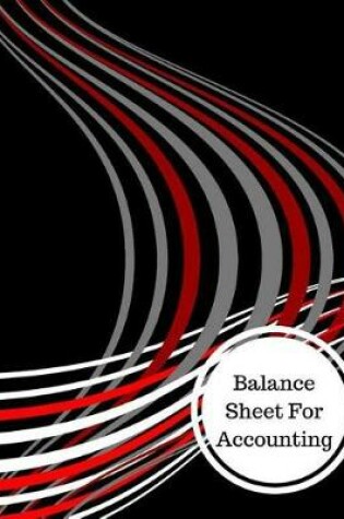 Cover of Balance Sheet for Accounting
