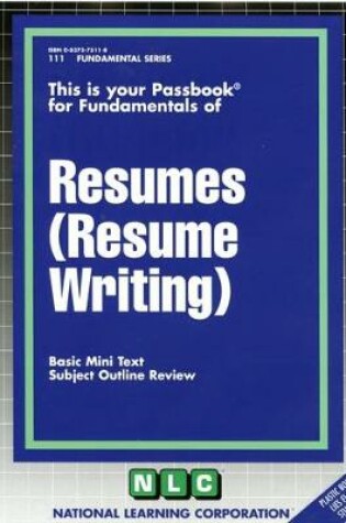 Cover of RESUMES (RESUME WRITING)