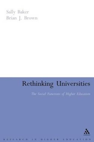 Cover of Rethinking Universities