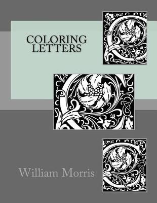 Book cover for Coloring letters