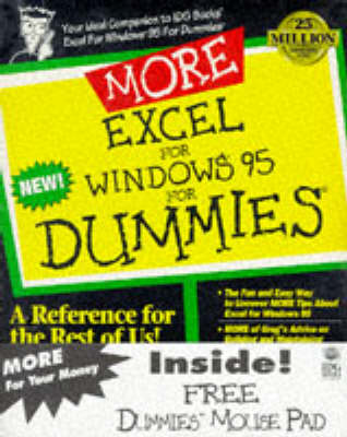 Book cover for More Excel for Windows '95 For Dummies