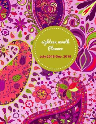 Book cover for Eighteen Month Planner Paisley