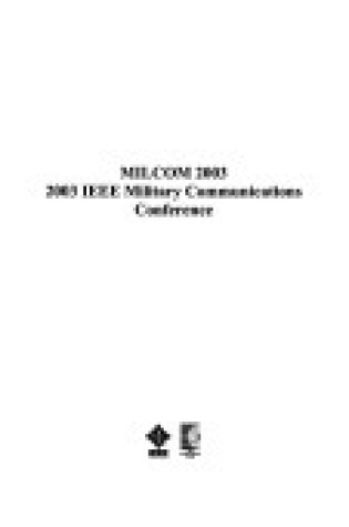 Cover of Milcom 2003