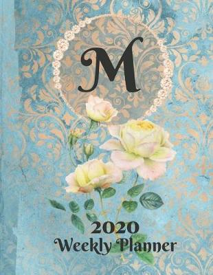 Book cover for Plan On It Large Print 2020 Weekly Calendar Planner 15 Months Notebook Includes Address Phone Number Pages - Monogram Letter M