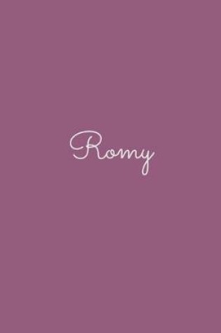 Cover of Romy