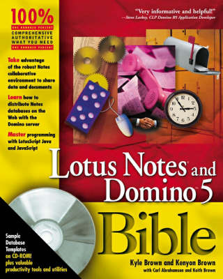 Book cover for Lotus Notes and Domino 5 Bible