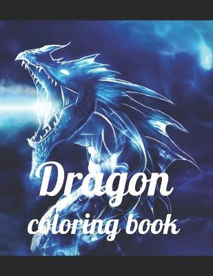 Book cover for Dragon coloring book