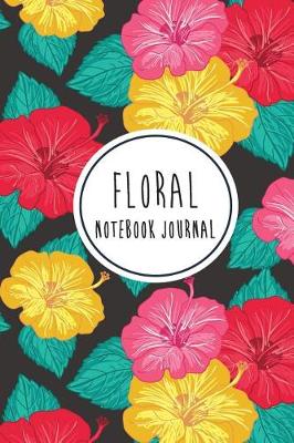 Book cover for Floral Notebook Journal