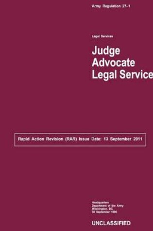 Cover of Judge Advocate Legal Services