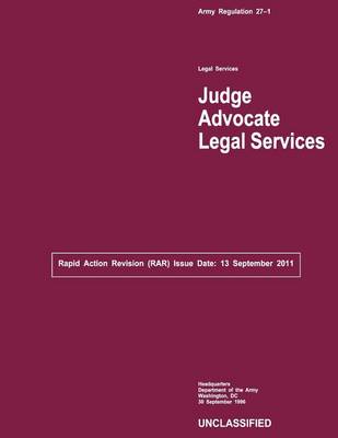 Book cover for Judge Advocate Legal Services