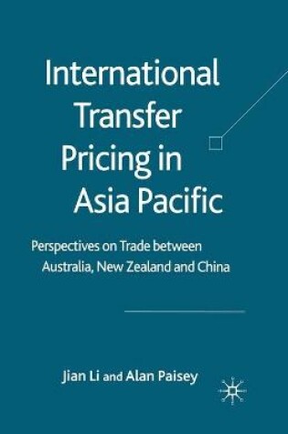 Cover of International Transfer Pricing in Asia Pacific