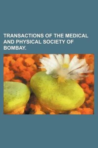 Cover of Transactions of the Medical and Physical Society of Bombay.