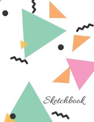 Book cover for Sketchbook, Personalized Sketch Book for Sketching, Drawing or Doodling, Fancy Cover