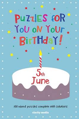 Book cover for Puzzles for you on your Birthday - 5th June