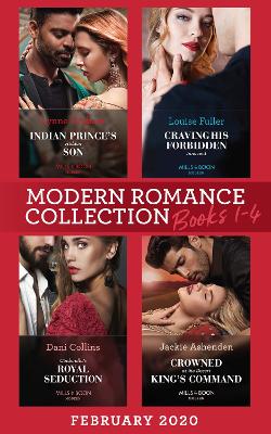 Book cover for Modern Romance February 2020 Books 1-4