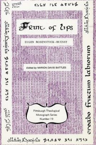 Cover of The Fruit of Lips