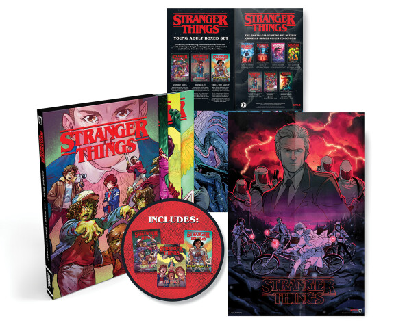 Book cover for Stranger Things Graphic Novel Boxed Set (Zombie Boys, The Bully, Erica the Great)