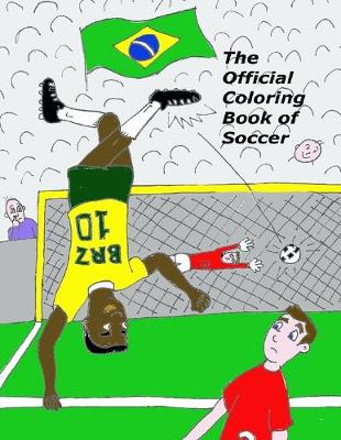 Book cover for The Official Coloring Book of Soccer