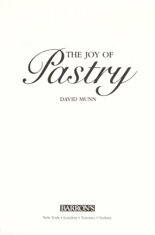 Cover of The Joy of Pastry