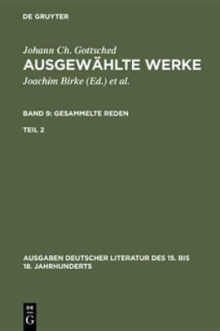Cover of Gesammelte Reden. Zweiter Teil
