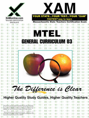 Cover of MTEL General Curriculum 03