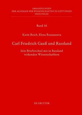 Cover of Carl Friedrich Gauss Und Russland