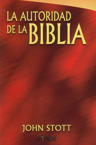 Cover of La Autoridad de la Biblia