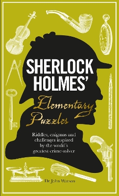 Book cover for Sherlock Holmes' Elementary Puzzles