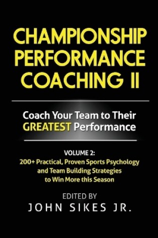 Cover of Volume 2 Championship Performance Coaching