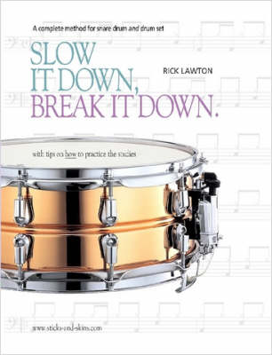 Book cover for Slow It Down, Break it Down