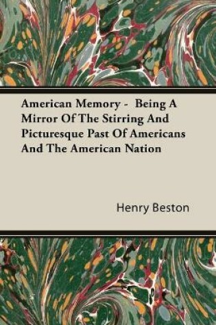 Cover of American Memory - Being A Mirror Of The Stirring And Picturesque Past Of Americans And The American Nation
