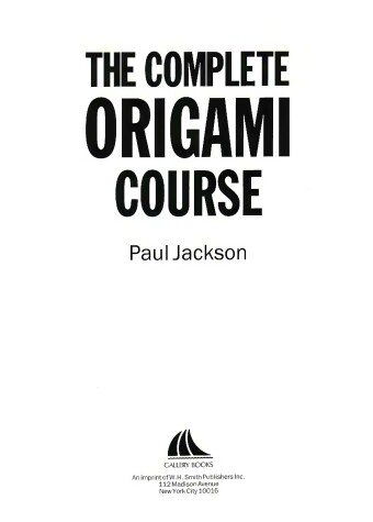 Book cover for Complete Origami Cou