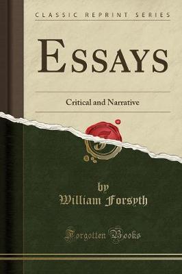 Book cover for Essays