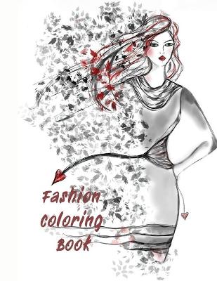 Book cover for Fashion Coloring Book