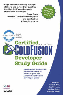 Book cover for Certified ColdFusion Developer Study Guide