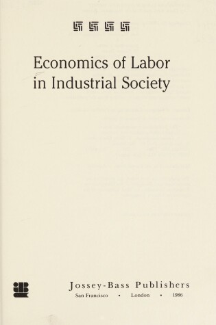 Cover of Economics of Labour in Industrial Society