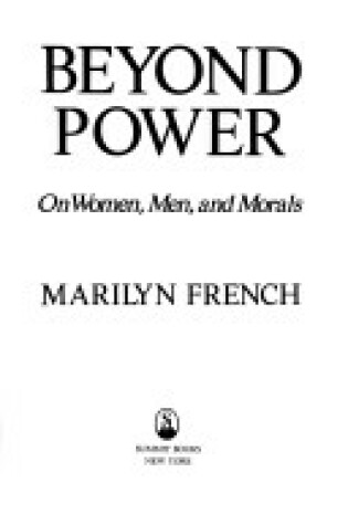 Cover of Beyond Power