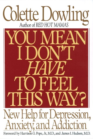 Book cover for You Mean I Don't Have to Feel This Way?