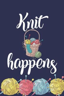 Book cover for Knit Happens