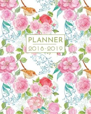 Book cover for Floral 2018-2019 Personal Planner