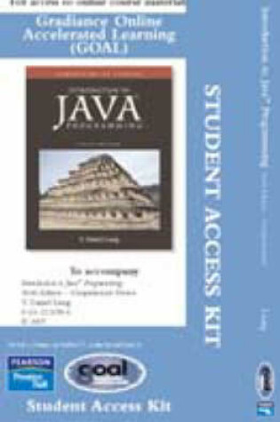 Cover of GOAL -- Access Card -- for Intro to Java Programming