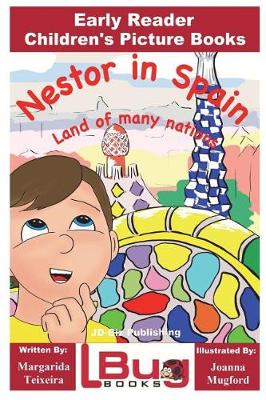 Book cover for Nestor in Spain - Land of Many Nations - Early Reader - Children's Picture Books