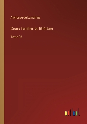 Book cover for Cours familier de littérture